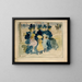 Le long du boulevard - Maurice Prendergast — gerahmtes Bild an der Wand