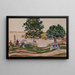 Route sinueuse en Nouvelle-Angleterre - Maurice Prendergast — gerahmtes Bild an der Wand
