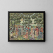 Landschaft mit Figuren - Maurice Prendergast — gerahmtes Bild an der Wand