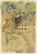 Café en plein air - Maurice Prendergast — Ansicht des Kunstwerks
