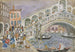 Pont du Rialto, gedeckte Brücke, Venedig - Maurice Prendergast — Ansicht des Kunstwerks
