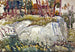 Rochers du Maine - Maurice Prendergast — Ansicht des Kunstwerks