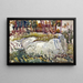 Rochers du Maine - Maurice Prendergast — gerahmtes Bild an der Wand