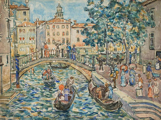 Szene von Venedig - Maurice Prendergast — Ansicht des Kunstwerks