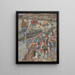 Le Quai Venise - Maurice Prendergast — gerahmtes Bild an der Wand