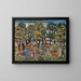 Unter den Bäumen - Maurice Prendergast — gerahmtes Bild an der Wand