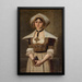 Frau aus der Bretagne - Maurycy Sztencel — gerahmtes Bild an der Wand