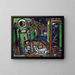 Hinter den Kulissen - Max Beckmann — gerahmtes Bild an der Wand