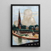 Fluss des Mains und Kirche - Max Beckmann — gerahmtes Bild an der Wand