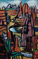 Landschaft mit Felsen - Max Beckmann — Ansicht des Kunstwerks