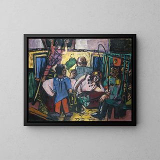 Zirkuskarawane - Max Beckmann — gerahmtes Bild an der Wand