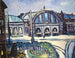 Bahnhof Frankfurt am Main - Max Beckmann — Ansicht des Kunstwerks