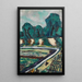 Radweg niederländisch - Max Beckmann — gerahmtes Bild an der Wand