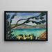 Kleines Landschaftsbild von Bandol - Max Beckmann — gerahmtes Bild an der Wand