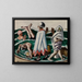 Lido - Max Beckmann — gerahmtes Bild an der Wand