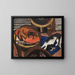 Majong und kalte Hunde - Max Beckmann — gerahmtes Bild an der Wand