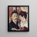 Portrait des Paares Carl - Max Beckmann — gerahmtes Bild an der Wand