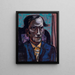 Portrait von Fred Conway - Max Beckmann — gerahmtes Bild an der Wand