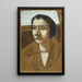 Portrait de Marie Swarzenski - Max Beckmann — gerahmtes Bild an der Wand
