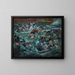 Der Untergang der Titanic - Max Beckmann — gerahmtes Bild an der Wand