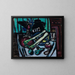 Stillleben mit Chianti-Flasche und Sellerie - Max Beckmann — gerahmtes Bild an der Wand