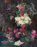 Natur stillleben mit roten Rosen - Max Beckmann — Ansicht des Kunstwerks