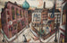 Die Synagoge in Frankfurt am Main - Max Beckmann — Ansicht des Kunstwerks