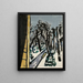 Zoo im Winter - Max Beckmann — gerahmtes Bild an der Wand