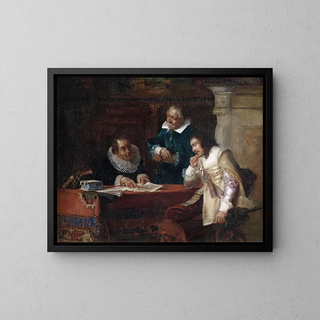 Max Gaisser - Ratsherren im historischen Interieur.webp