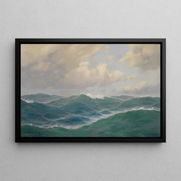 En haute mer - Max Jensen — gerahmtes Bild an der Wand