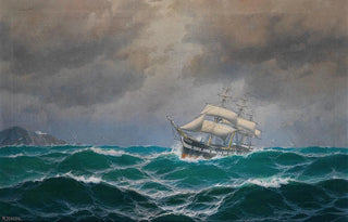 Max Jensen - Dreimaster auf hoher See.webp