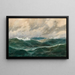 Meeresmalerei - Max Jensen — gerahmtes Bild an der Wand