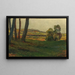 Ein Landschaftsbild - Max Kahrer — gerahmtes Bild an der Wand