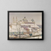Klosterneuburg im Winter - Max Kahrer — gerahmtes Bild an der Wand