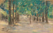 Allée wahrscheinlich in Haarlem - Max Liebermann — Ansicht des Kunstwerks
