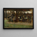 À Etzenhausen, Garten-Restaurant - Max Liebermann — gerahmtes Bild an der Wand