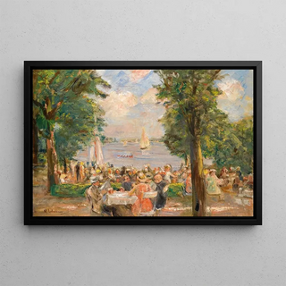 Max Liebermann - Beergarden Near The Wannsee.webp