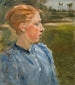 Mädchen in Blau in der Landschaft - Max Liebermann — Ansicht des Kunstwerks