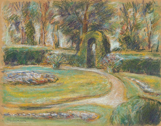 Max Liebermann - Das Rondell im Heckengarten.webp