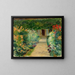 Der Gemüsegarten in Wannsee nach Osten - Max Liebermann — gerahmtes Bild an der Wand