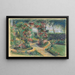 Der Rosengarten am Wannsee - Max Liebermann — gerahmtes Bild an der Wand