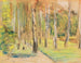 L'allée de bouleaux à Wannsee vers le nord-ouest - Max Liebermann — Ansicht des Kunstwerks