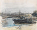 Quai à Hambourg - Max Liebermann — Ansicht des Kunstwerks