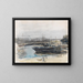 Quai à Hambourg - Max Liebermann — gerahmtes Bild an der Wand