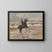 Cavalier am Meerufer rechts - Max Liebermann — gerahmtes Bild an der Wand