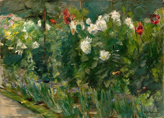 Max Liebermann - Rote und weie Blumen nach Sdosten.webp