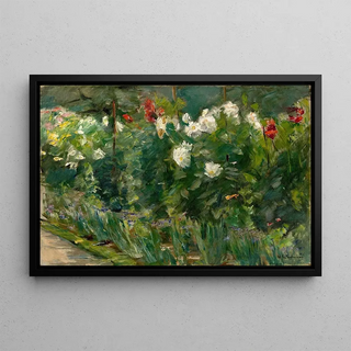 Max Liebermann - Rote und weie Blumen nach Sdosten.webp