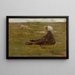 Bergère de chèvres - Max Liebermann — gerahmtes Bild an der Wand