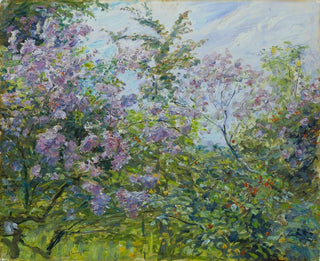 Lilas en fleurs - Max Slevogt — Ansicht des Kunstwerks