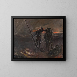 Max Slevogt - Don Quixote  Nachtwache Don Quijote und Rosinante.webp